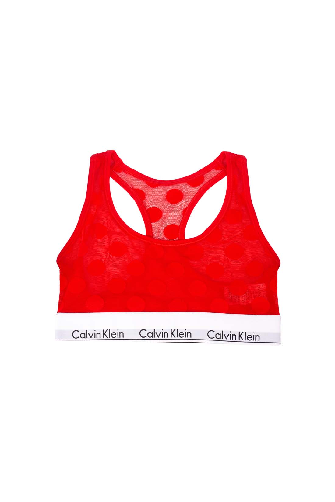 CALVIN KLEIN - Women's bralette with polka dot texture-10