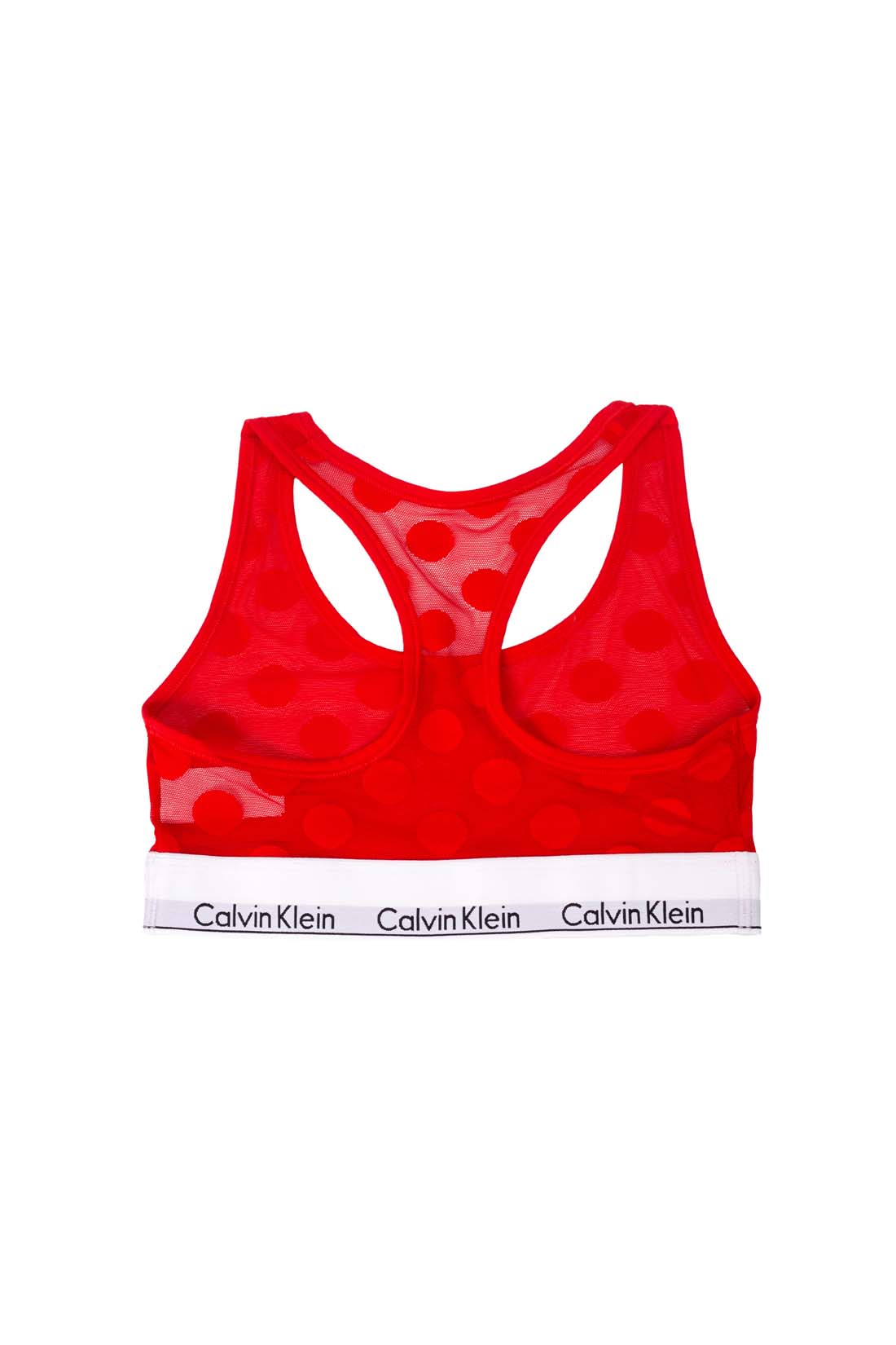 CALVIN KLEIN - Women's bralette with polka dot texture-9