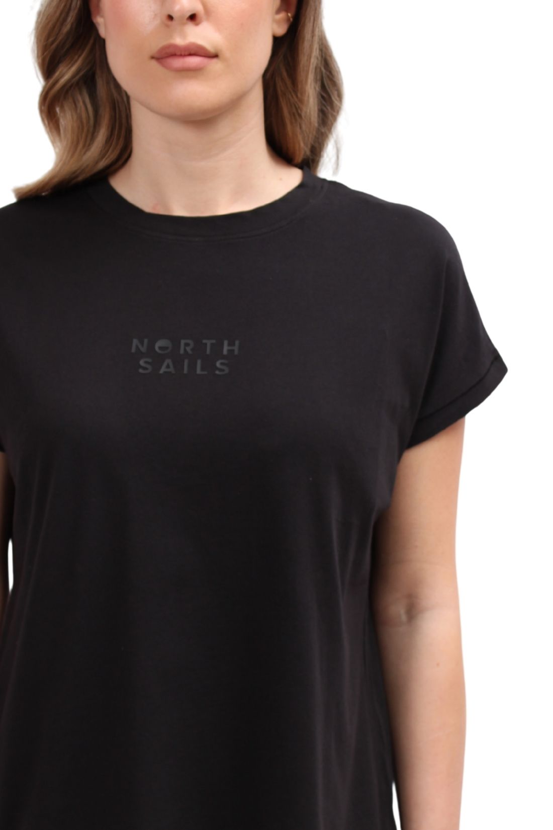 NORTH SAILS - Women's relaxed cotton T-shirt with logo-3