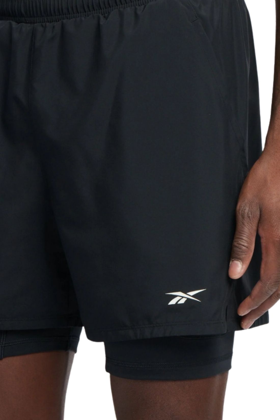 REEBOK - Men's Athlete Hype 2 in 1 sporty shorts-3