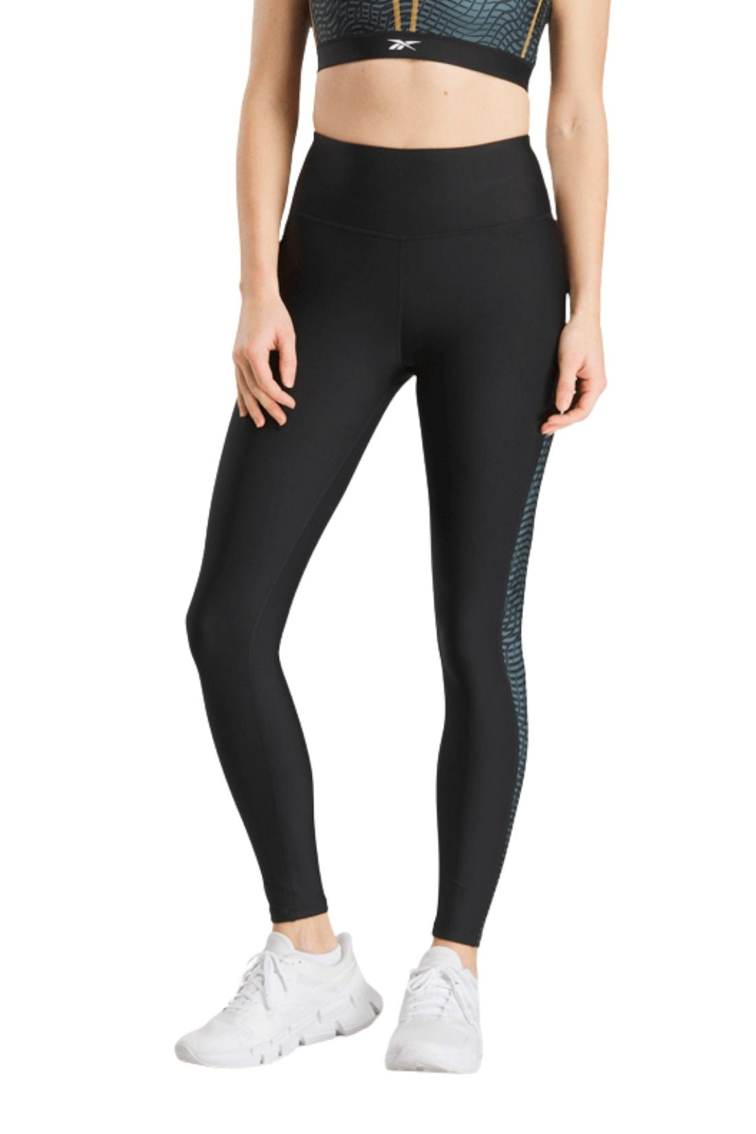 REEBOK - Women's Q2 Hype Pack Blocked AOP leggings-0