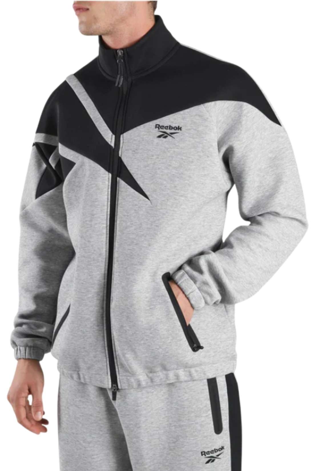 REEBOK - Men's DreamBlend Spacer Vector sweatshirt-0