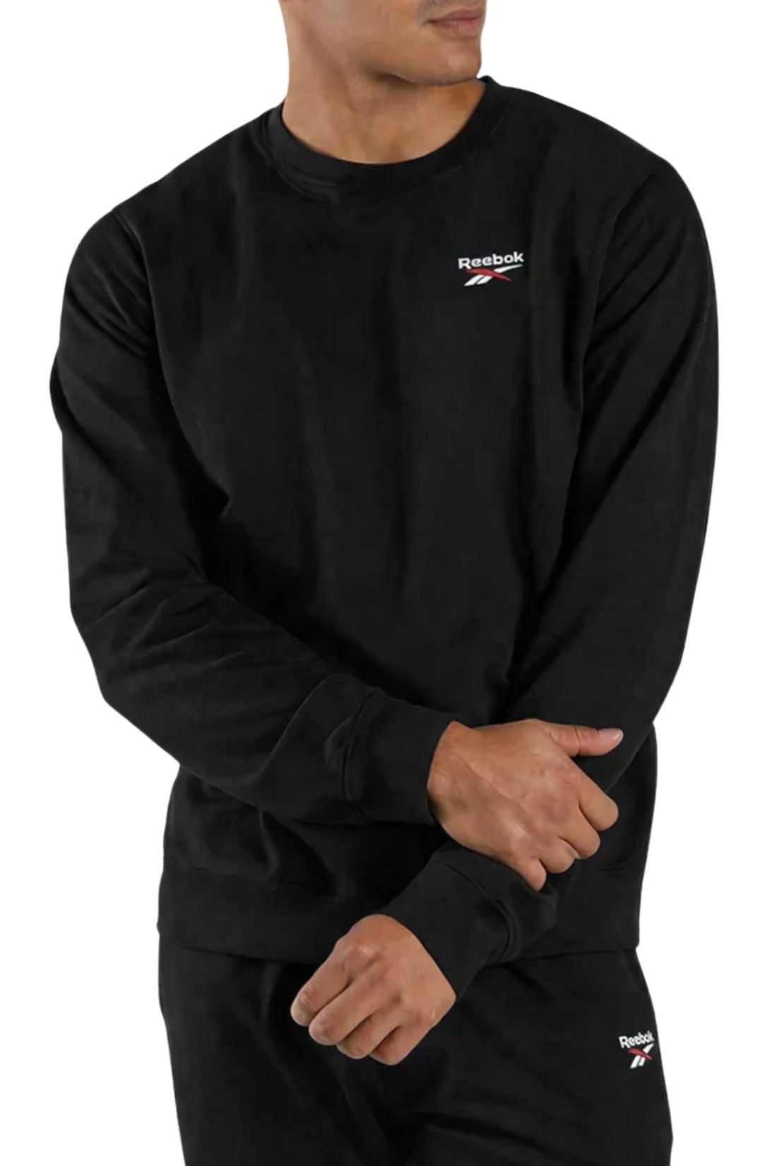 REEBOK - Men's Small Logo terry sweatshirt-0