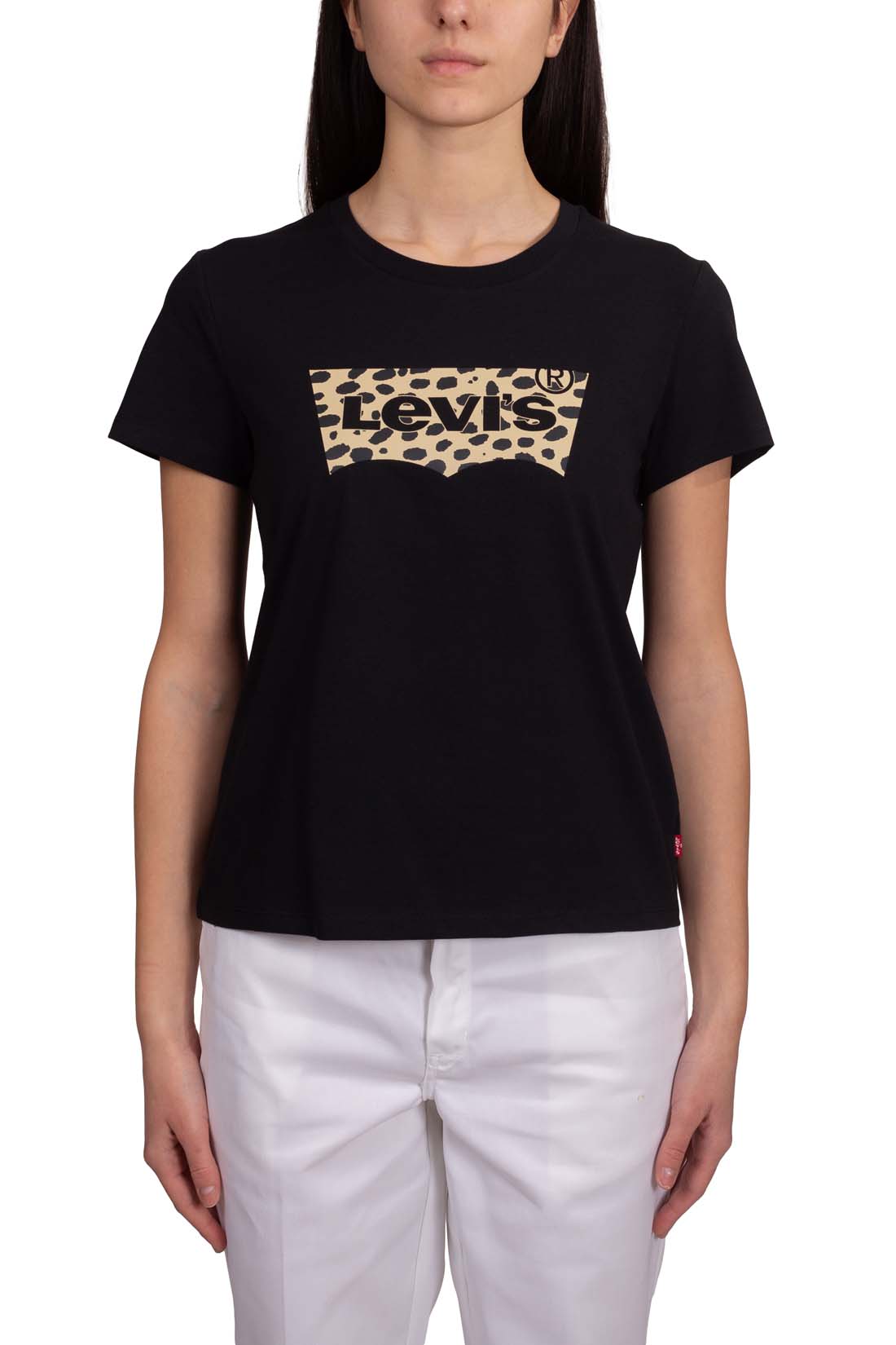 LEVI'S - Women's T-shirt with leopard logo - Size S-9