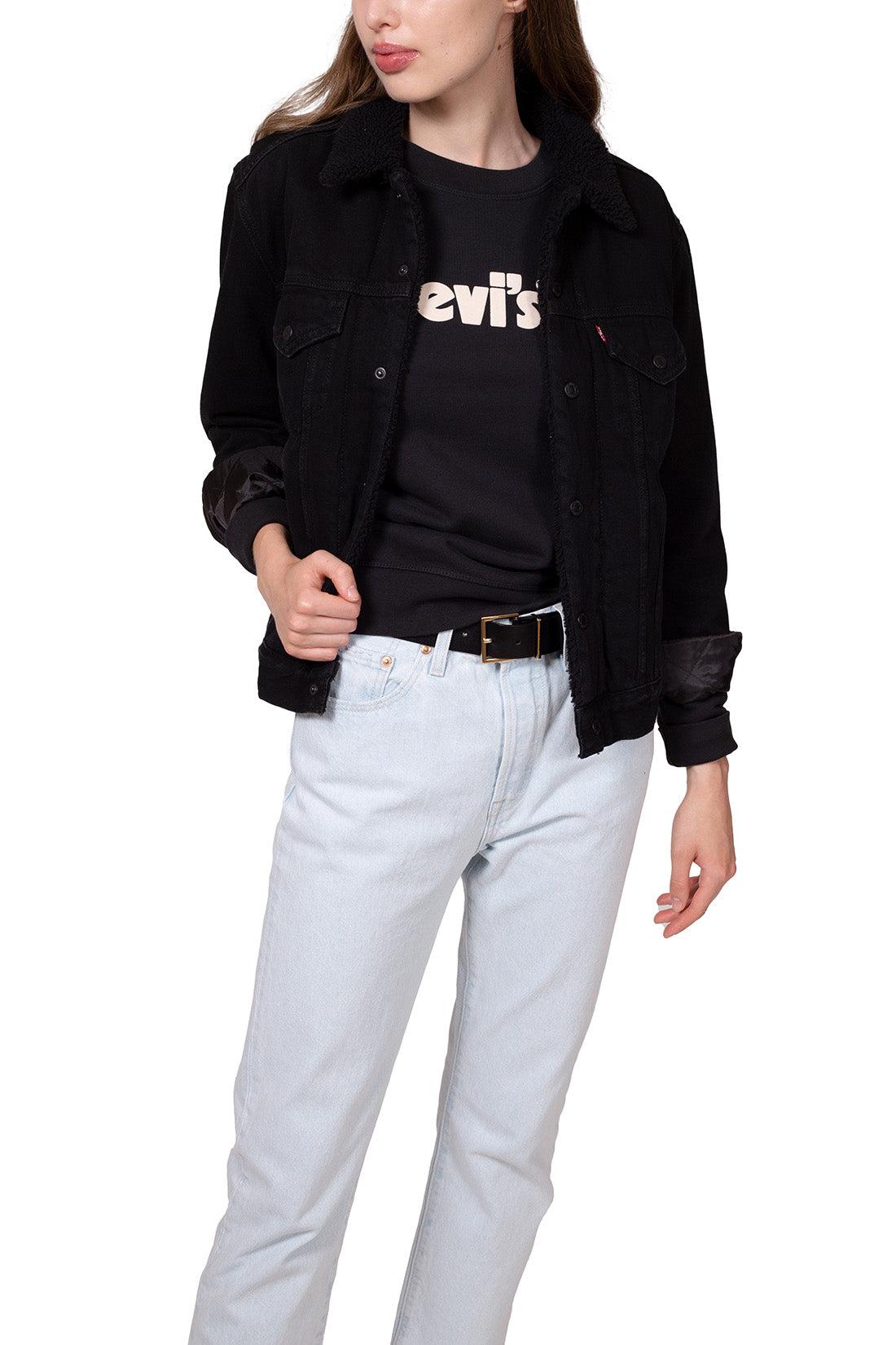 LEVI'S - Women's relaxed crewneck sweatshirt with logo - Size-7