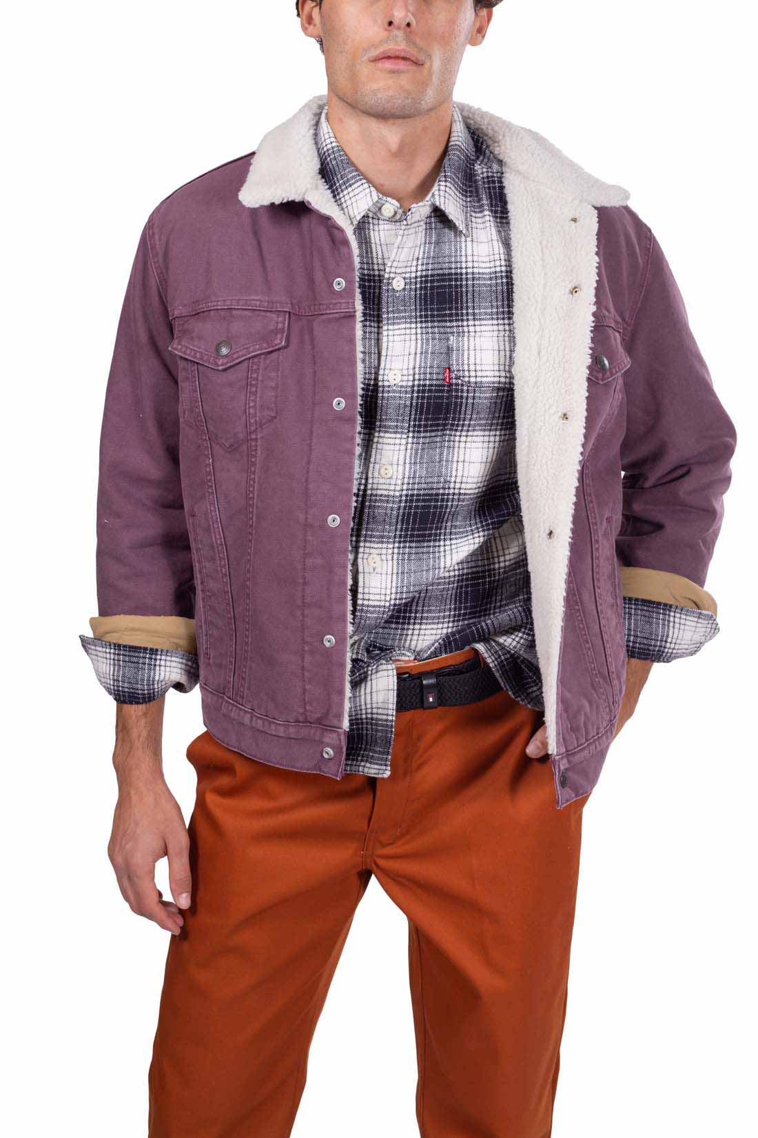 LEVI'S - Men's flannel tartan shirt - Size XXL-7