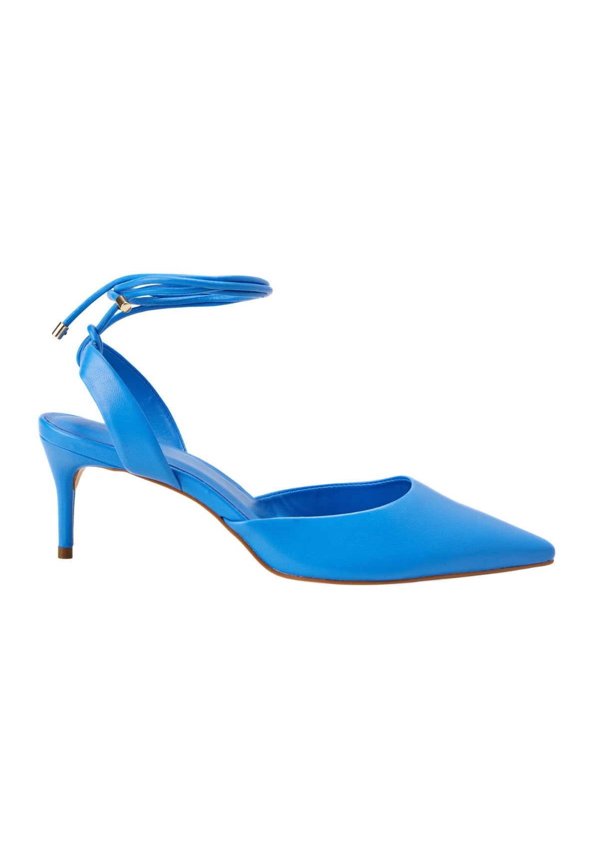 Mangará Atelier slingback hæle til kvinder – blå med spids tå