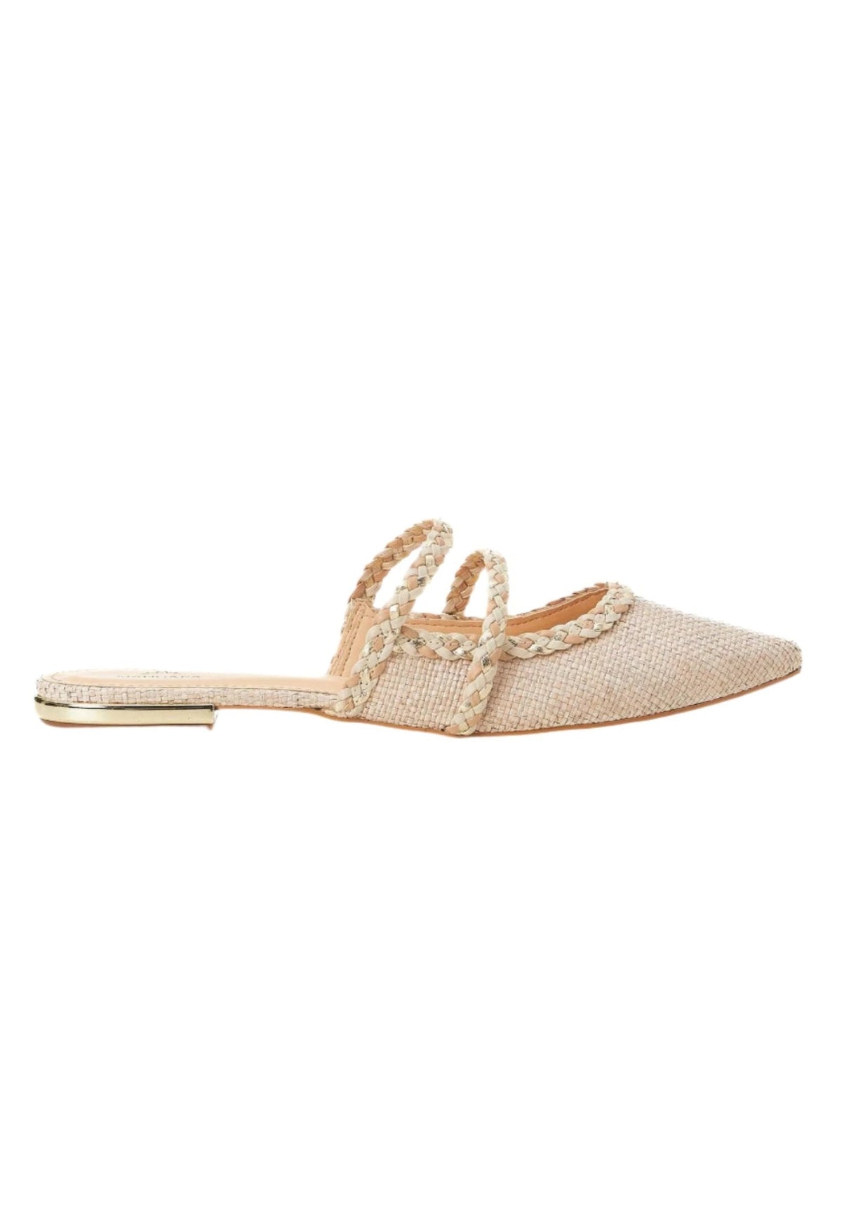 Mangará Atelier mules til kvinder – bæredygtige beige slip-ons