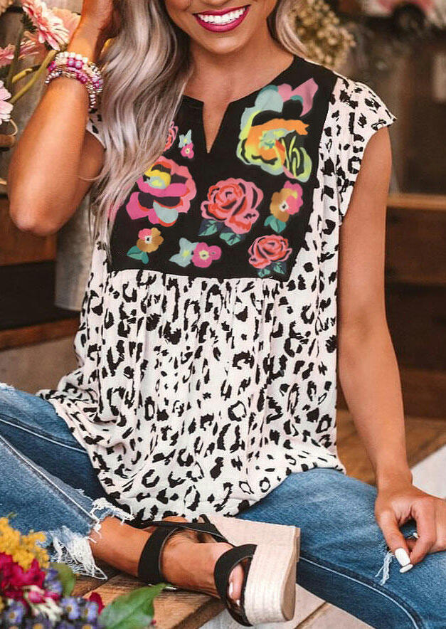 V Neck Women Shirts-8