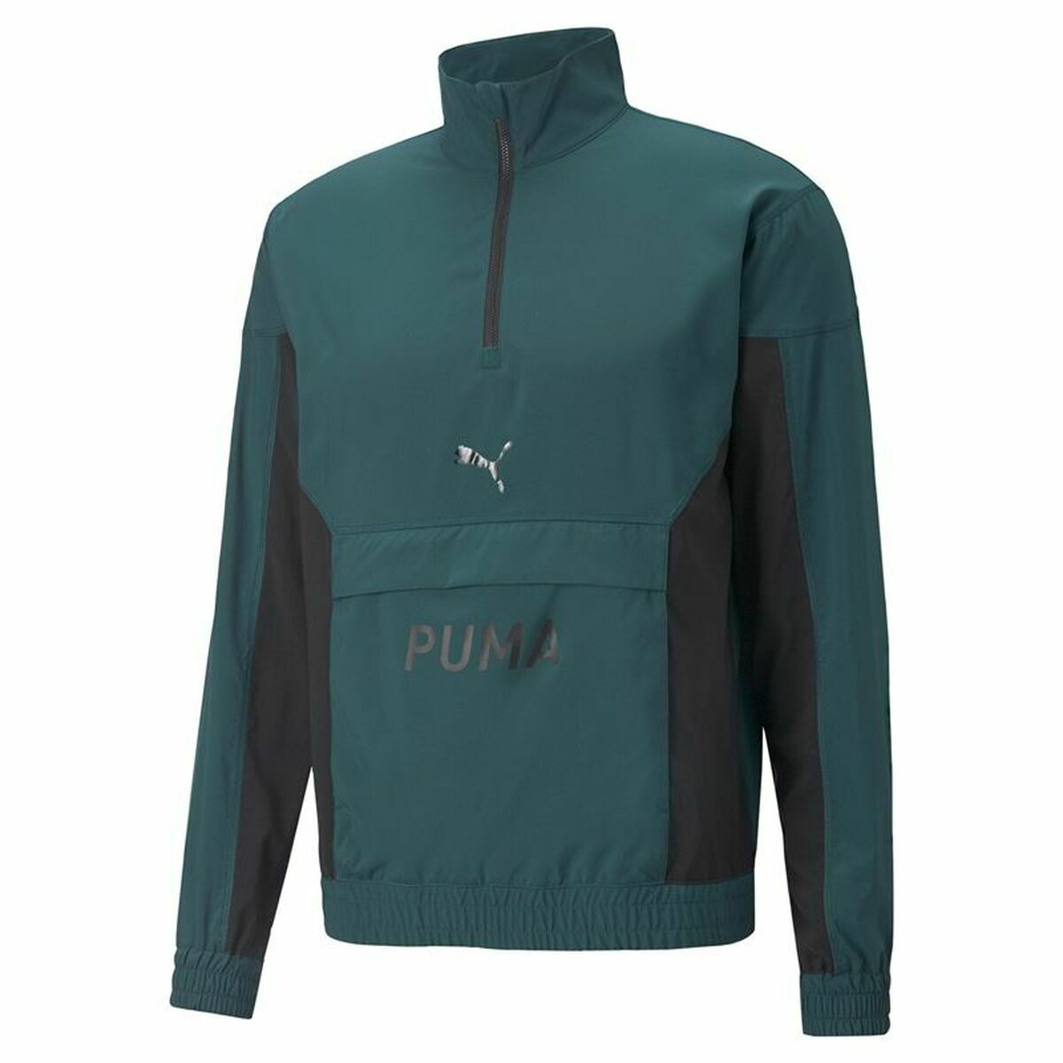 Puma Fit Woven træningstrøje til mænd, grøn