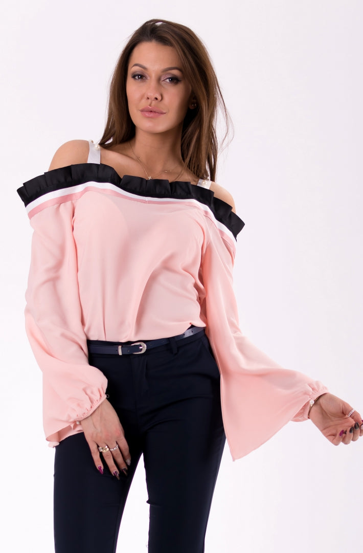 BLOUSE -POWDER PINK 46031-2-0