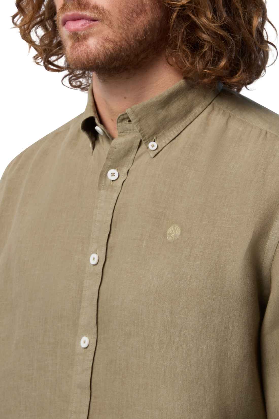 NORTH SAILS - Men's button-down linen shirt-2
