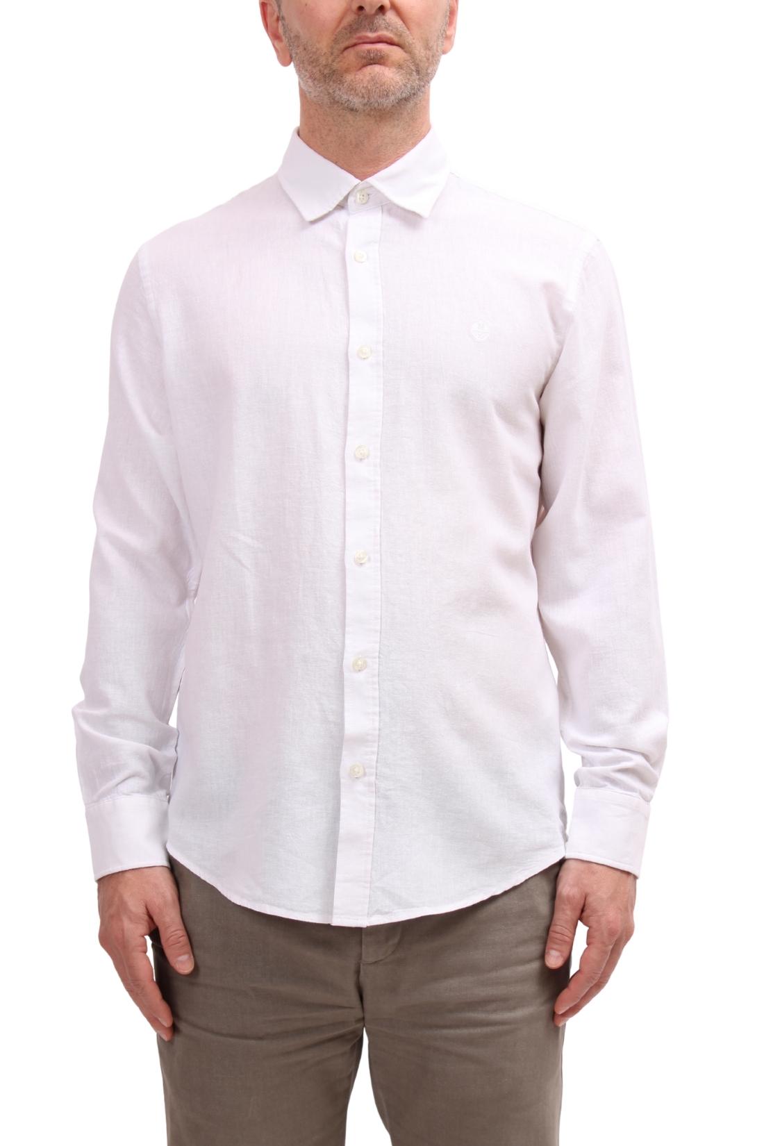NORTH SAILS - Men's linen blend shirt with logo - Size 4XL-0