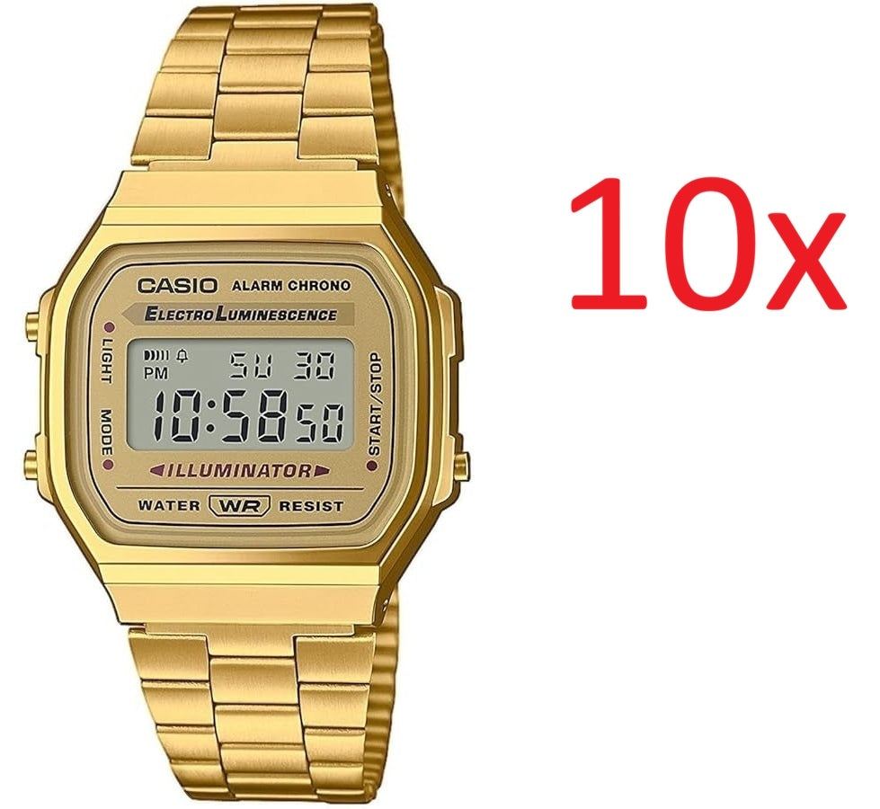 CASIO VINTAGE Mod. ICONIC - ALL GOLD - PACK 10 PCS-0