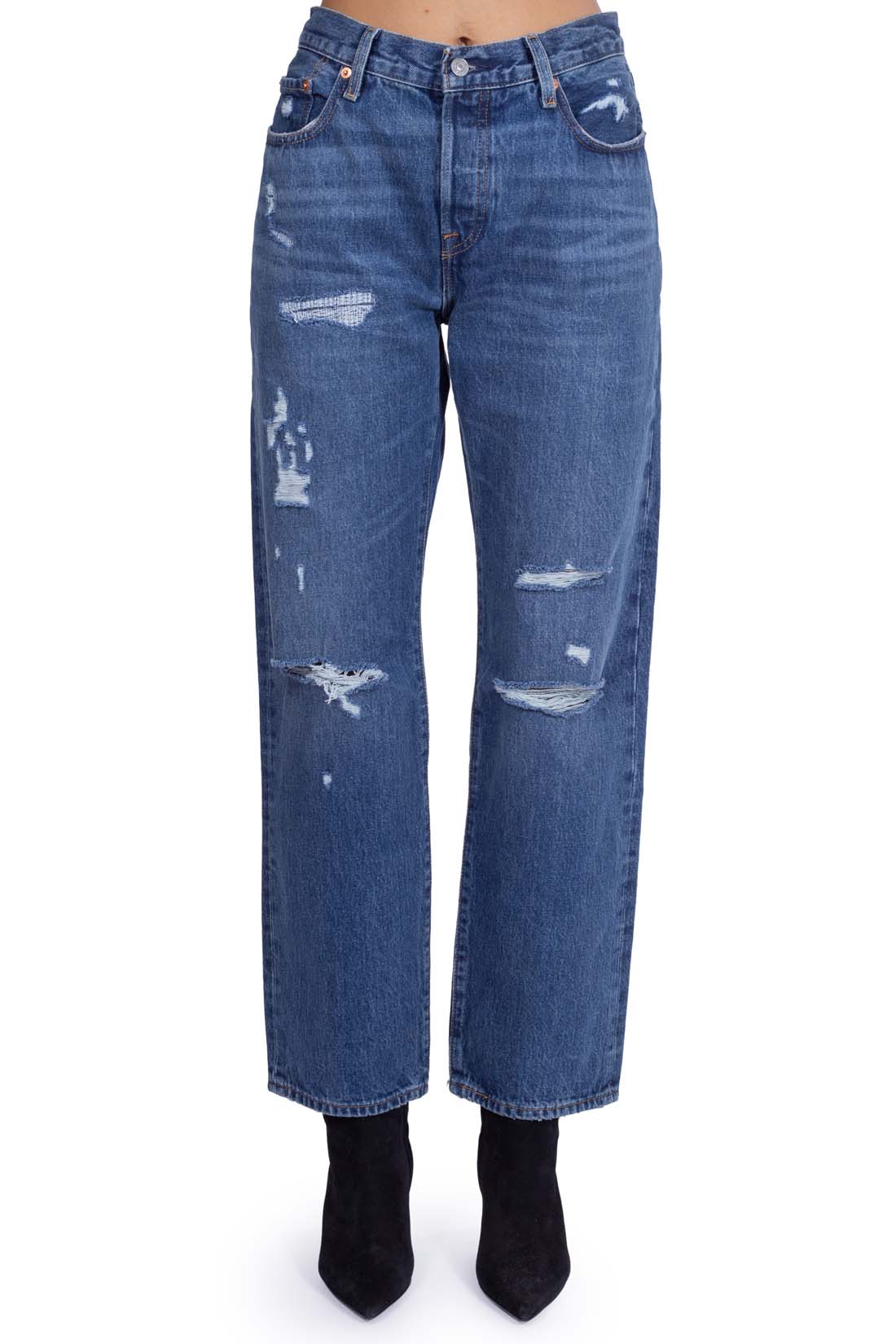 LEVI'S - Women's 501 '90s jeans with rips-9