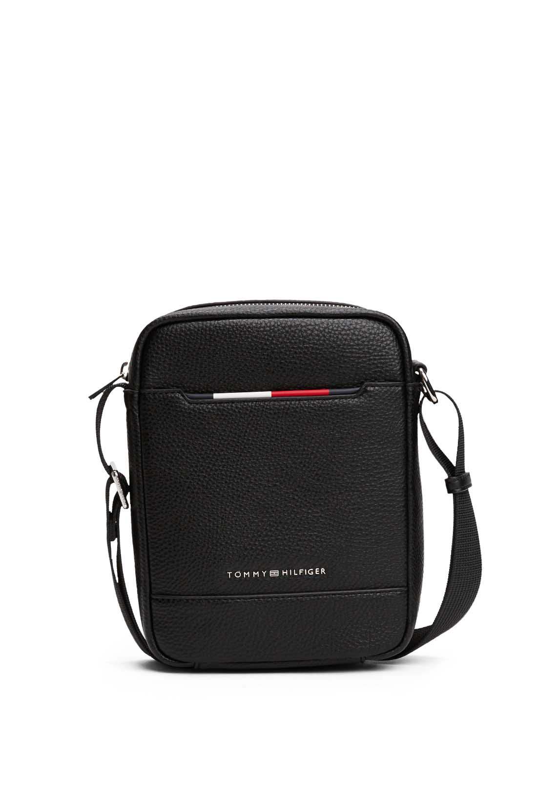 TOMMY HILFIGER - Men's faux-leather logo reporter bag-9