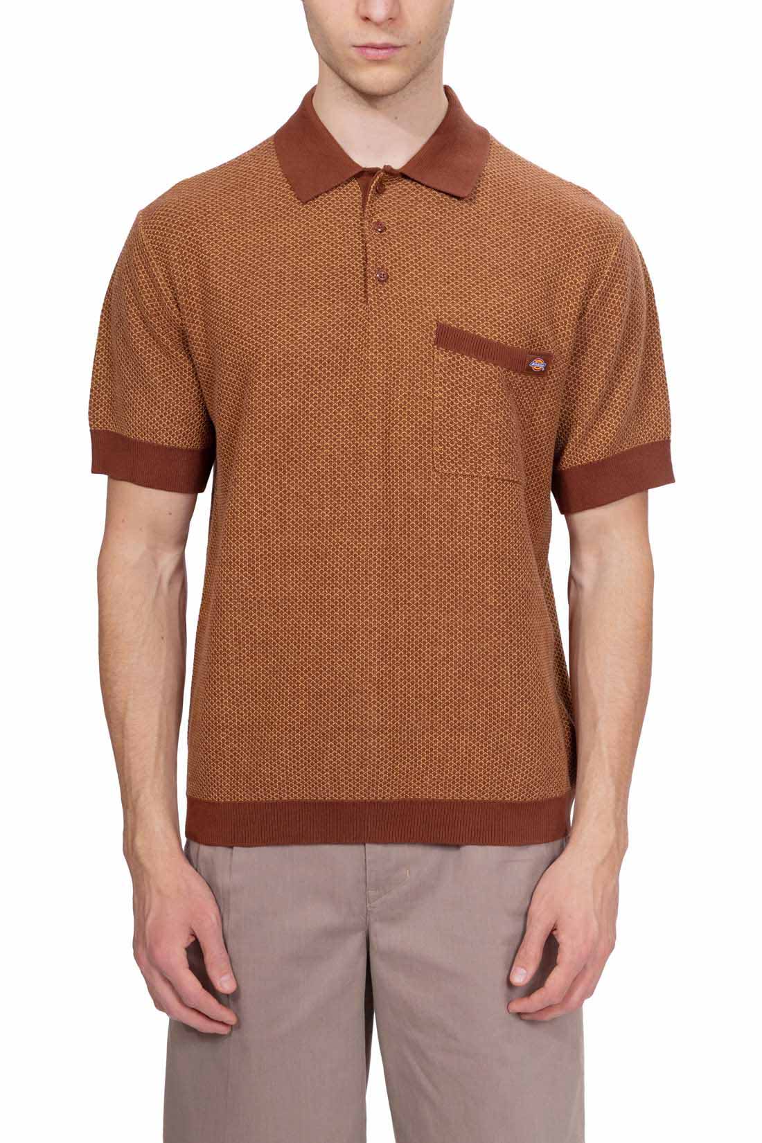 DICKIES - Men's knitted Rocky polo shirt - Size L-19