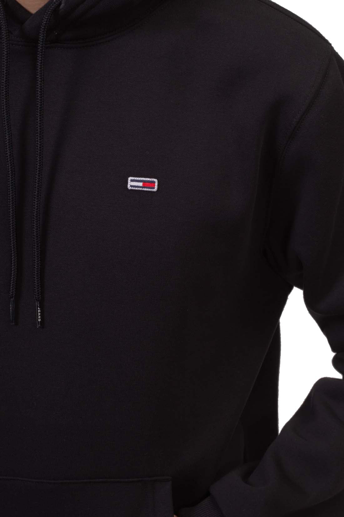 TOMMY JEANS - Men's regular sweatshirt with hood and logo - Size L-0