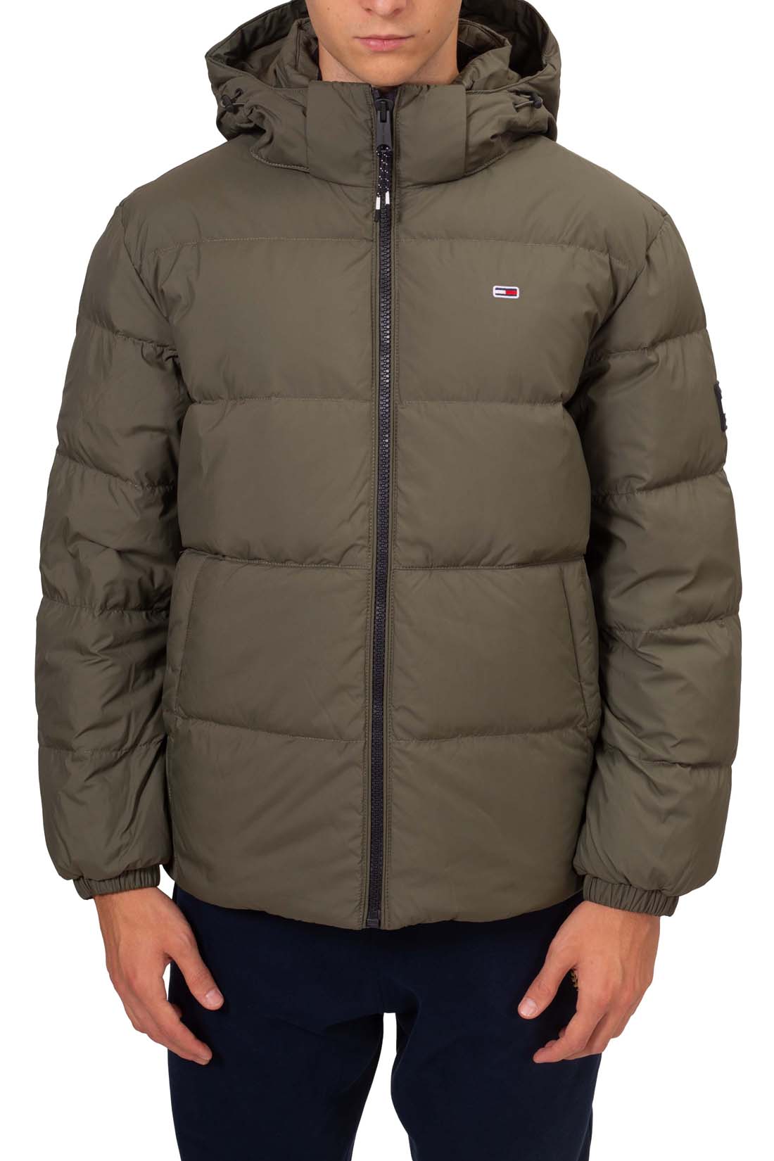 TOMMY JEANS - Men's water-repellent jacket with removable hood - Size XL-29