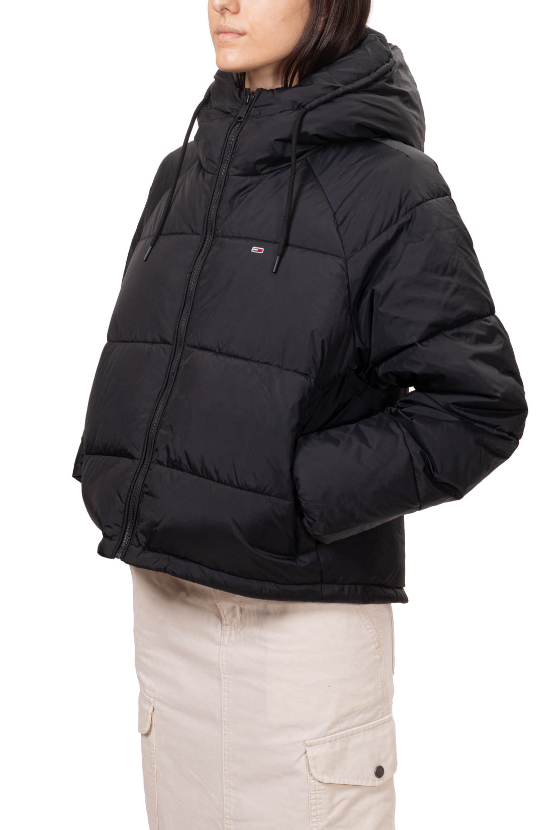 TOMMY JEANS - Women's down jacket with raglan sleeves - Size M-9