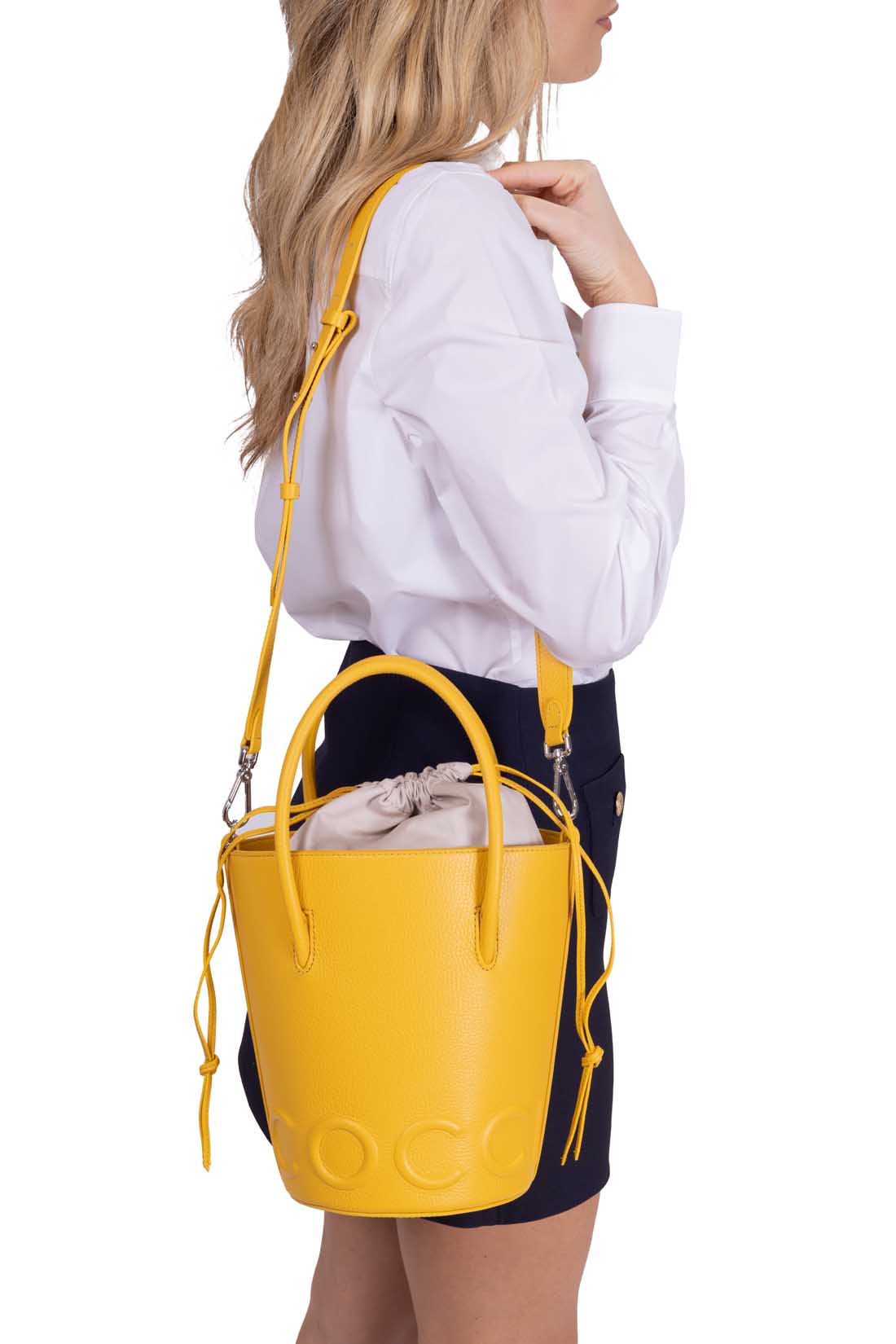 COCCINELLE - Women's Myrtha Maxi Logo bucket bag - Size OS-10