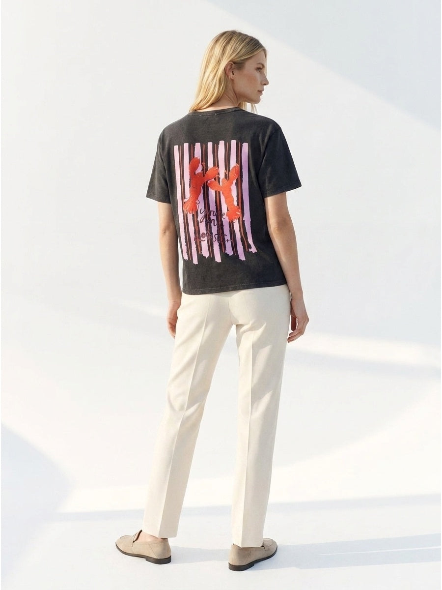 Women's short-sleeved T-shirts-4