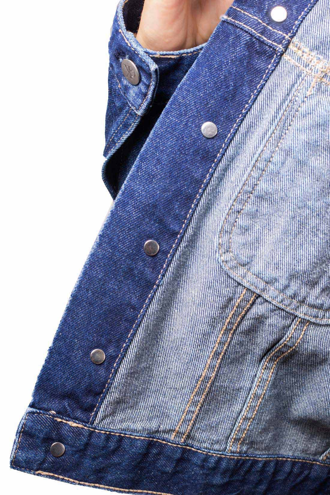 CALVIN KLEIN JEANS - Women's crop denim jacket-10