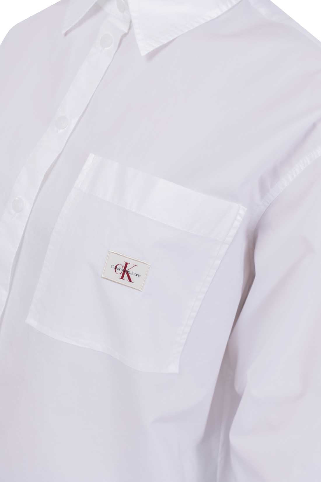 CALVIN KLEIN JEANS - Women's relaxed shirt in poplin-0