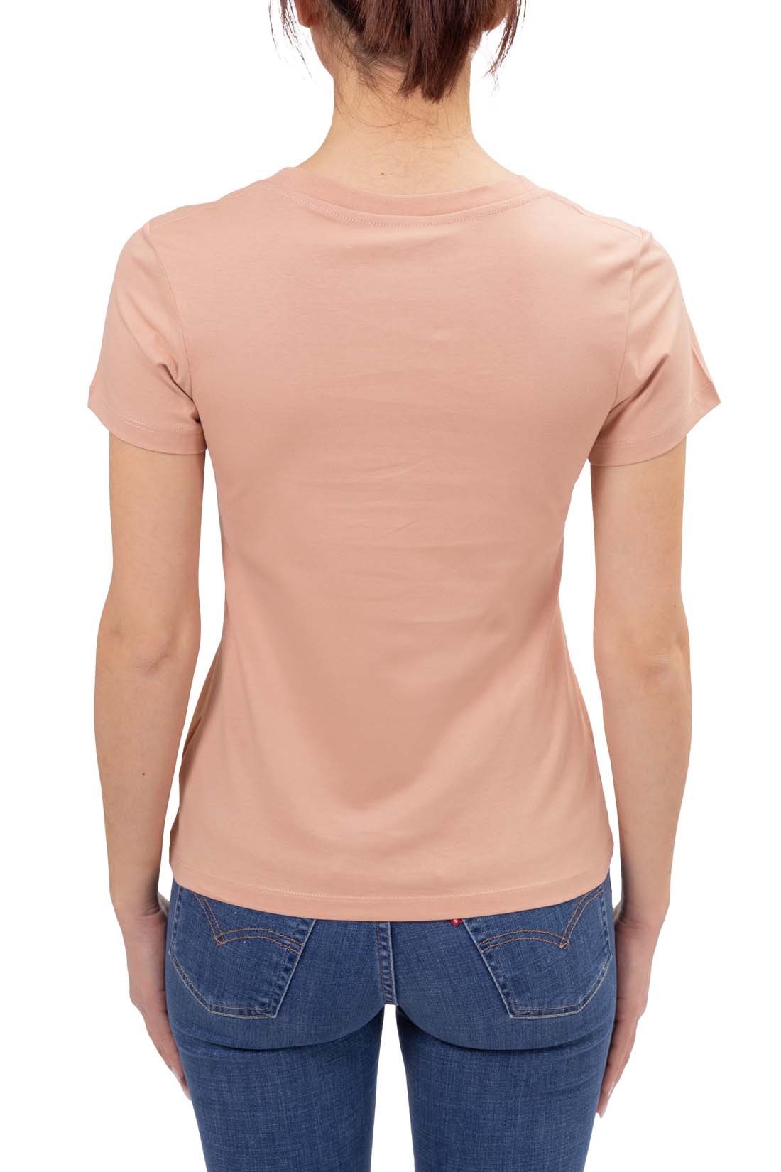 CALVIN KLEIN JEANS - Women's T-shirt with linear logo - Size XL-9