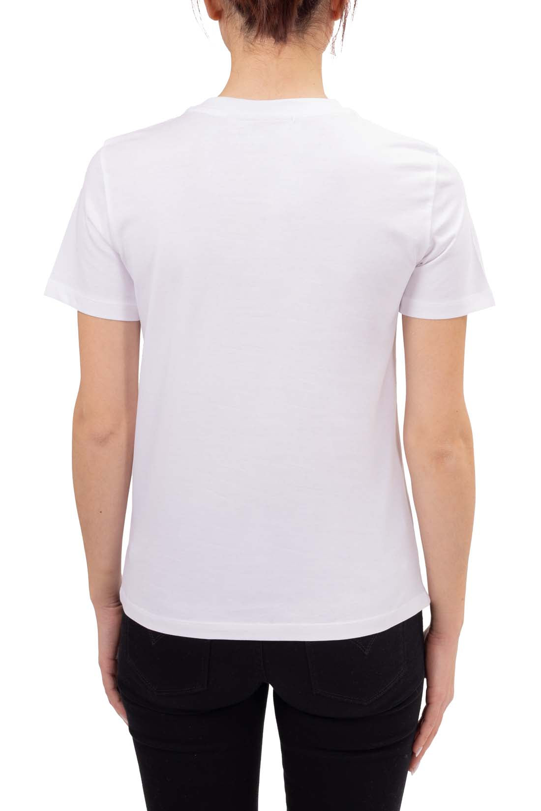 CALVIN KLEIN JEANS - Women's T-shirt with logo patch - Size L-10