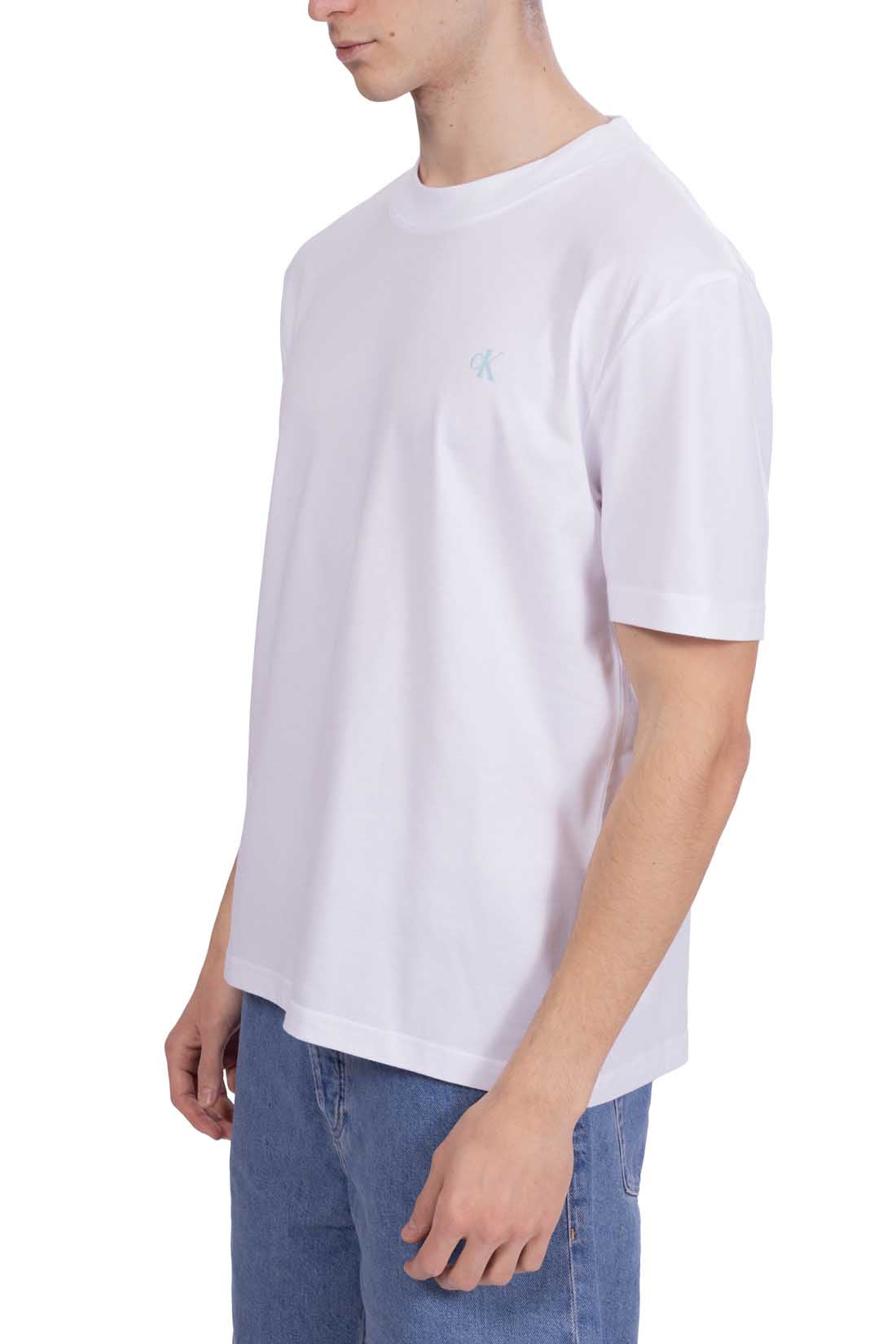 CALVIN KLEIN JEANS - Men's T-shirt with black printed logo - Size XL-9