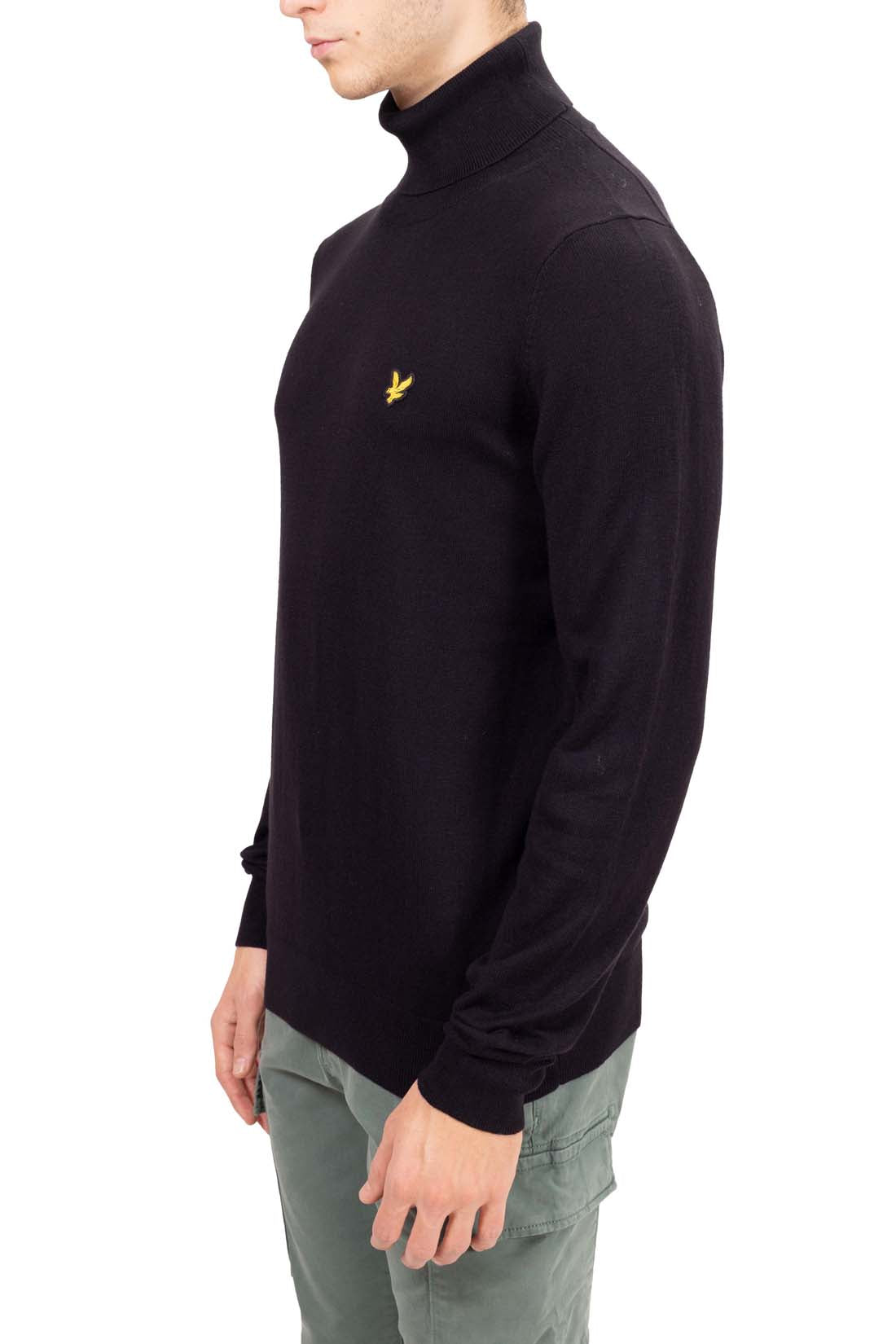 LYLE & SCOTT - Men's turtleneck sweater in Merino wool blend-9