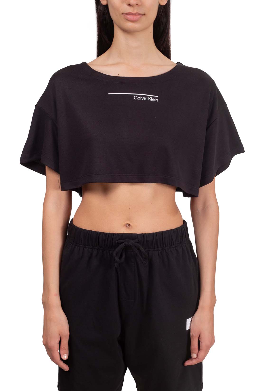 CALVIN KLEIN - Women's crop oversize top-9
