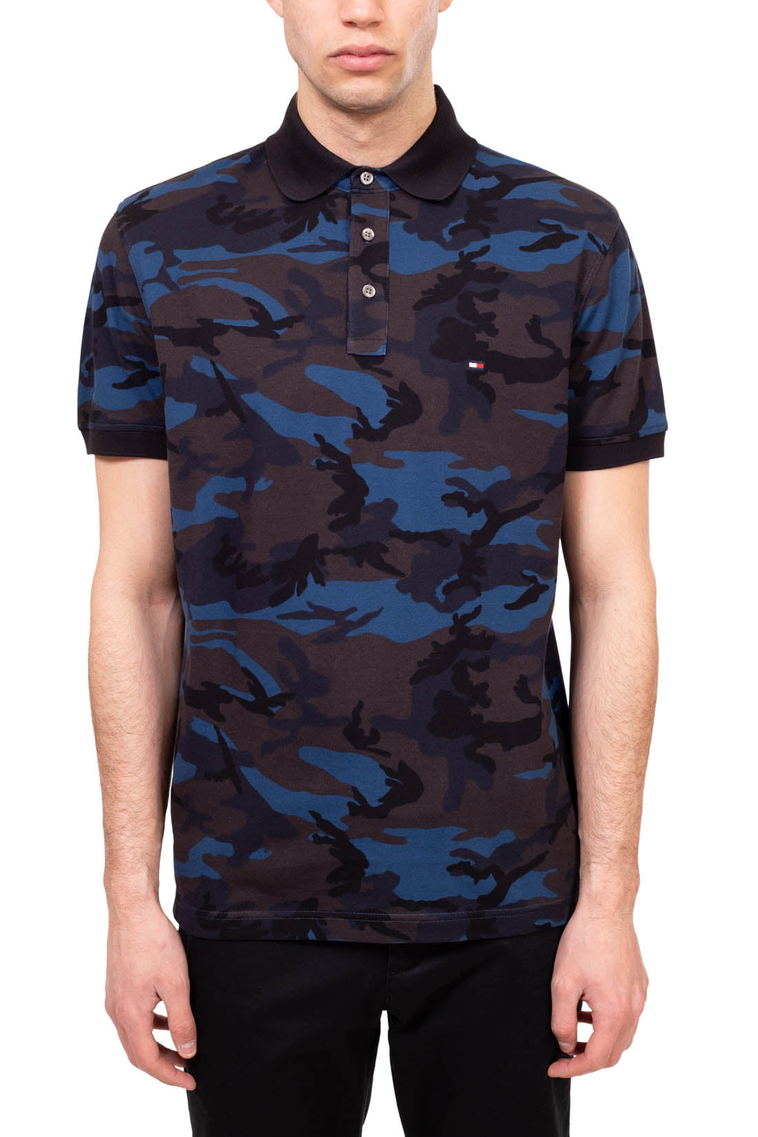 TOMMY HILFIGER - Men's regular camo polo shirt-9