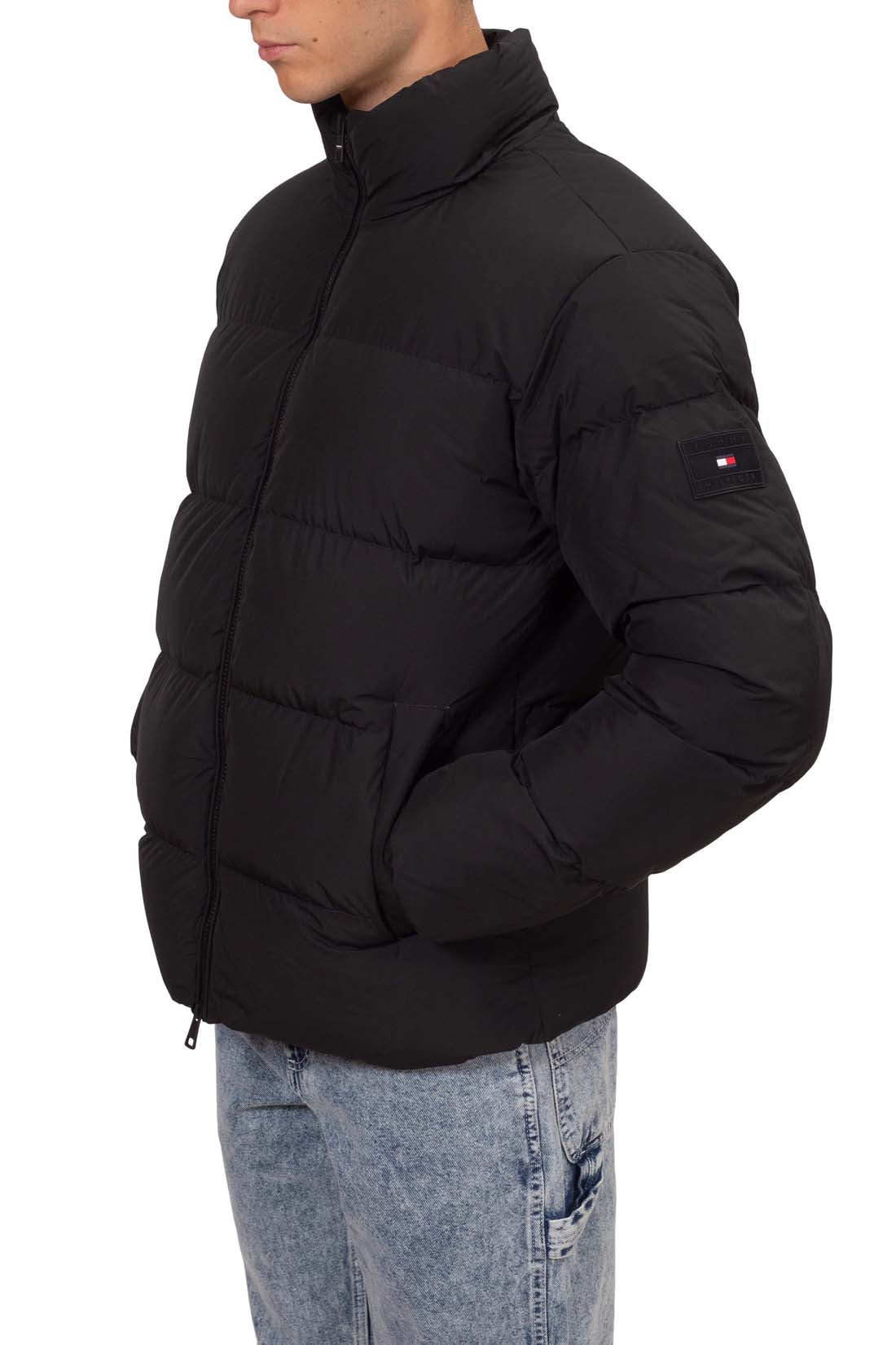 TOMMY HILFIGER - Men's water-repellent jacket with logo patch - Size 3XL-10