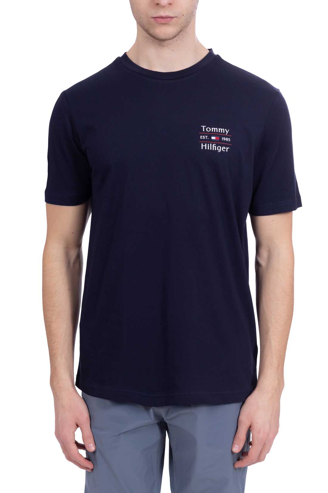 TOMMY HILFIGER - T-shirt uomo regular con logo - Taglia XL-0