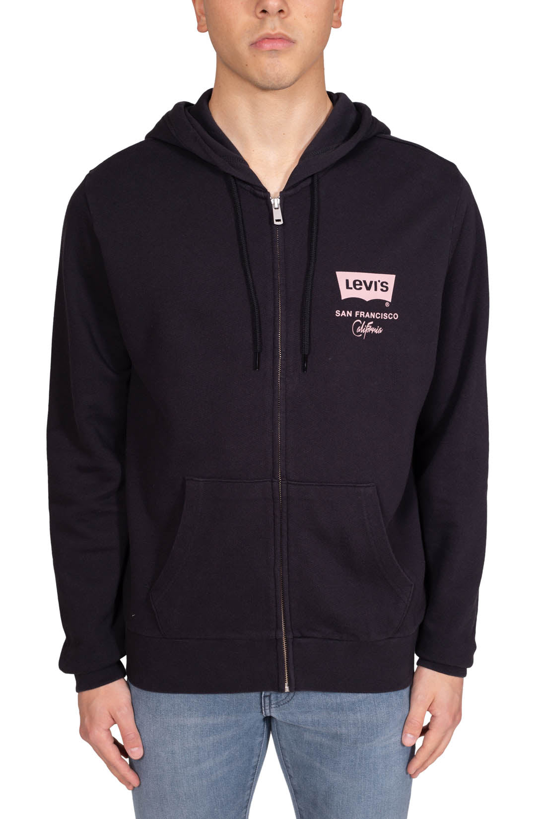 LEVI'S - Felpa uomo relaxed con logo - Taglia XS-0