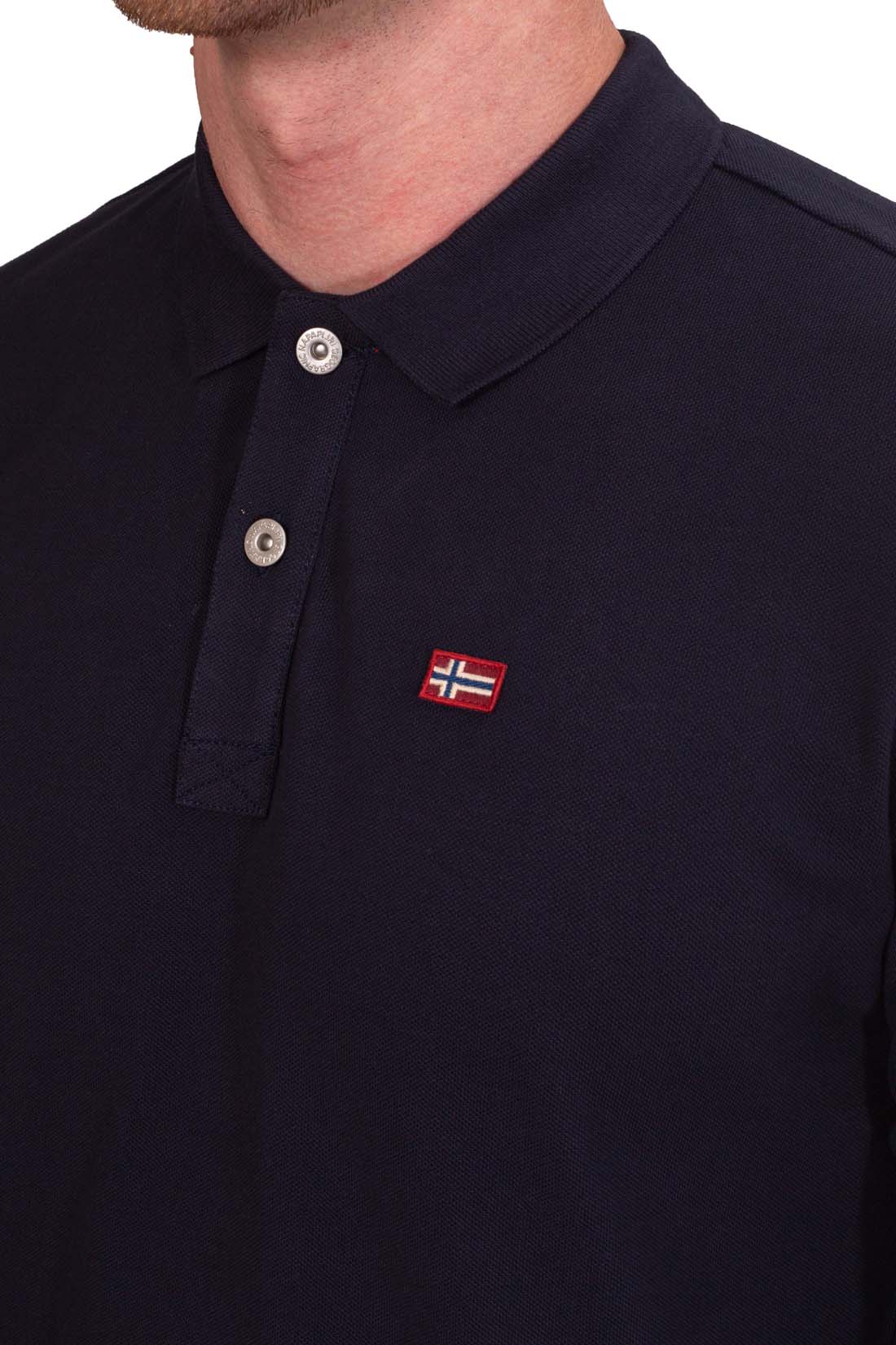 NAPAPIJRI - Men's Eruggy polo shirt with long sleeves - Size S-5