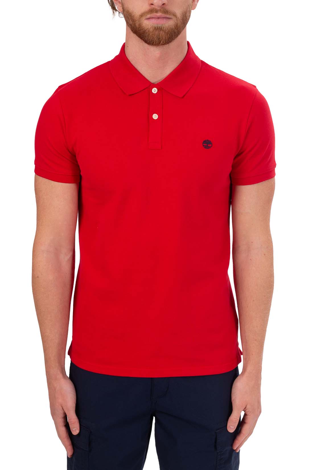 TIMBERLAND - Men's basic slim polo shirt with logo - Size XXL-10