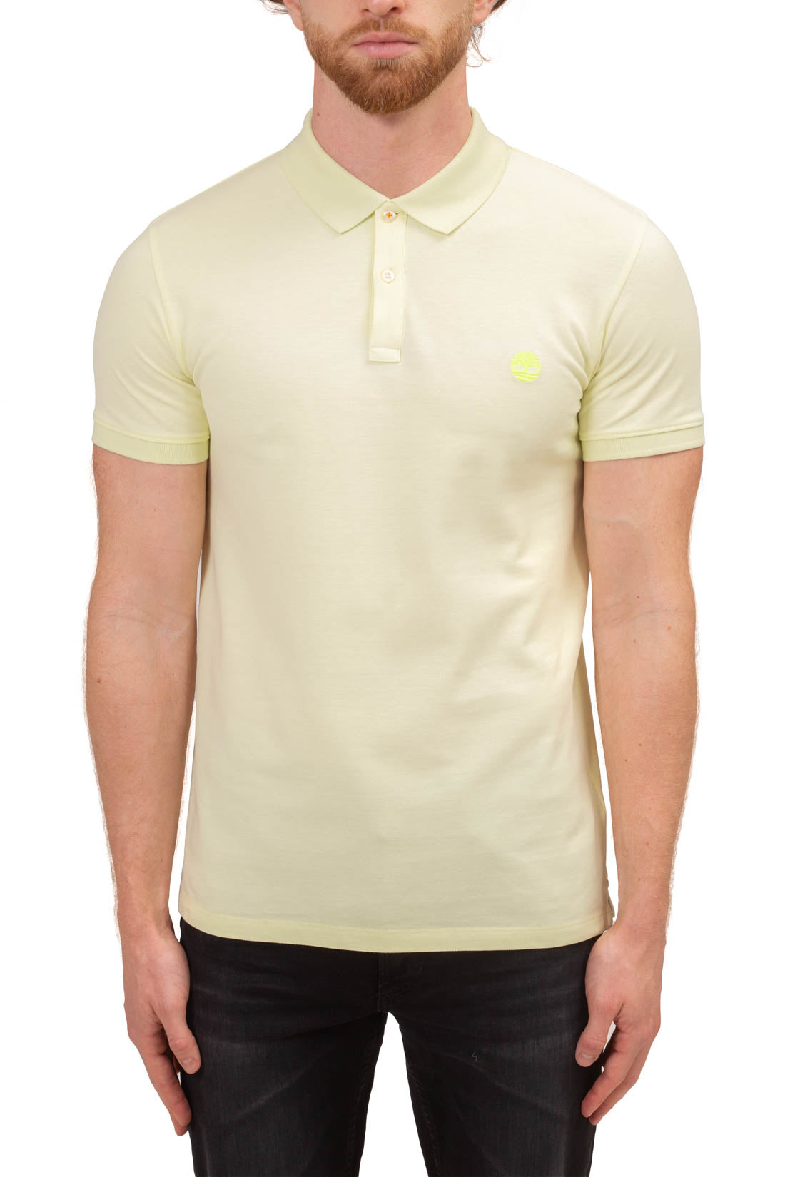 TIMBERLAND - Men's slim polo shirt with logo - Size S-19