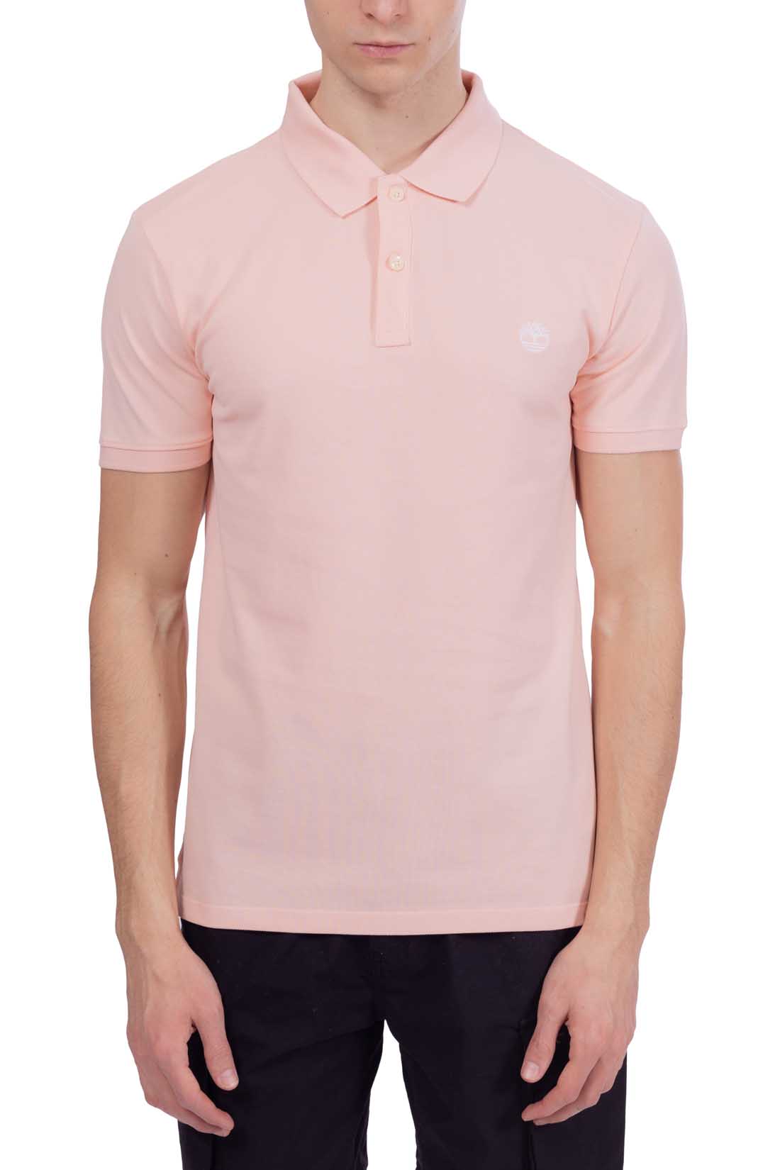 TIMBERLAND - Men's slim logo polo shirt-19