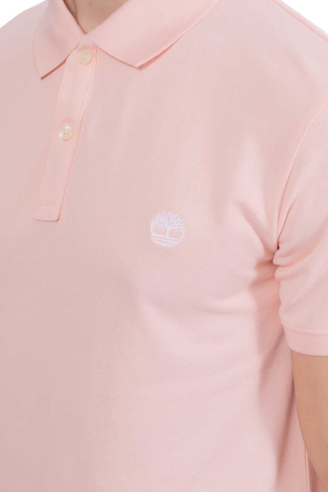 TIMBERLAND - Men's slim logo polo shirt-0