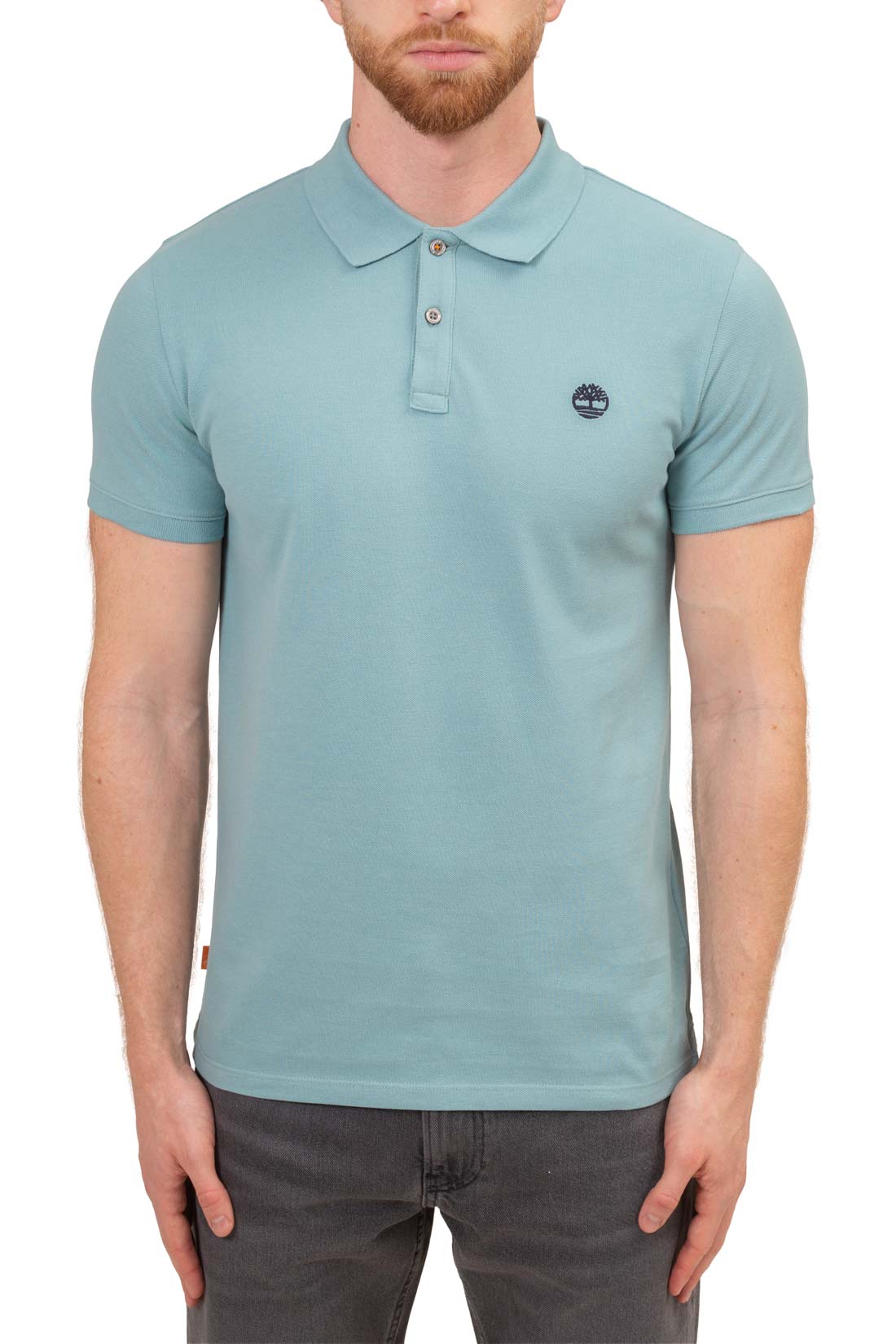 TIMBERLAND - Men's slim polo shirt with logo - Size S-10