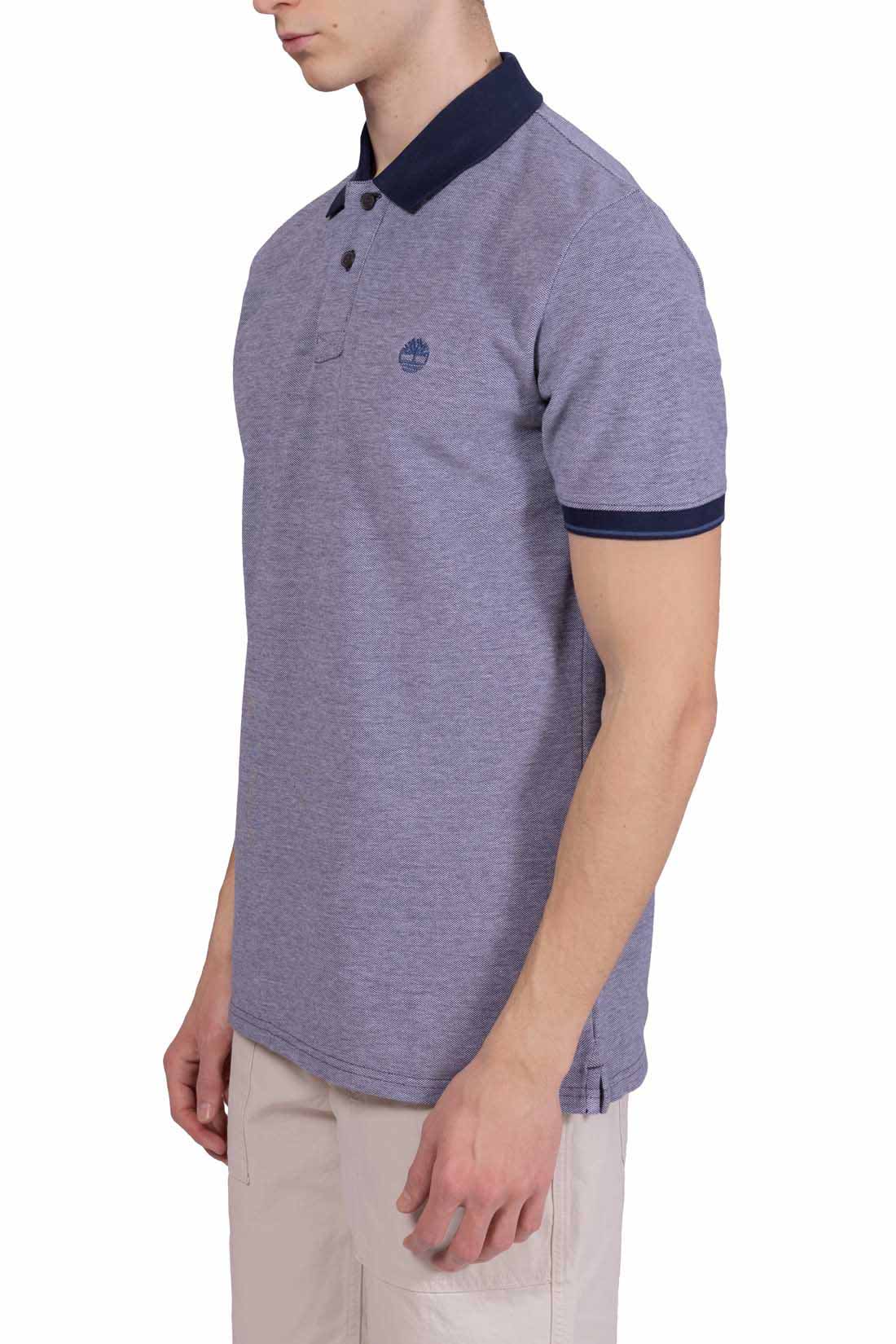 TIMBERLAND - Men's polo shirt in Oxford cotton-9