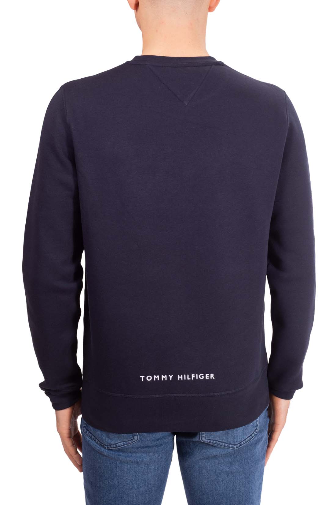 TOMMY HILFIGER - Men's crewneck sweatshirt with embroidered logo - Size XL-9