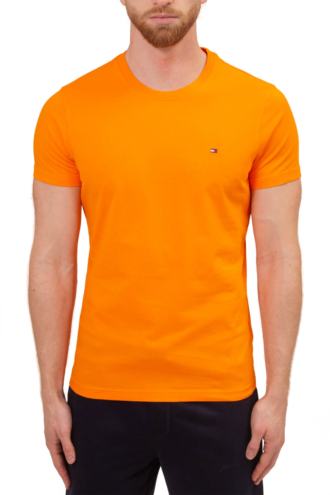 TOMMY HILFIGER - Men's basic T-shirt with flag - Size XXL-0