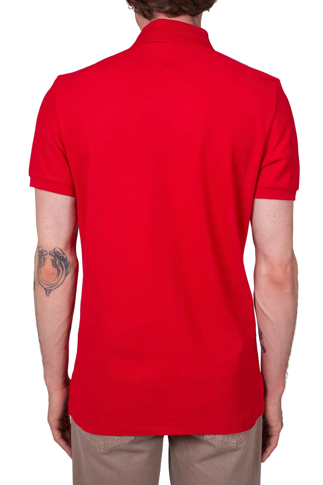 TOMMY HILFIGER - Men's regular polo shirt with flag-9