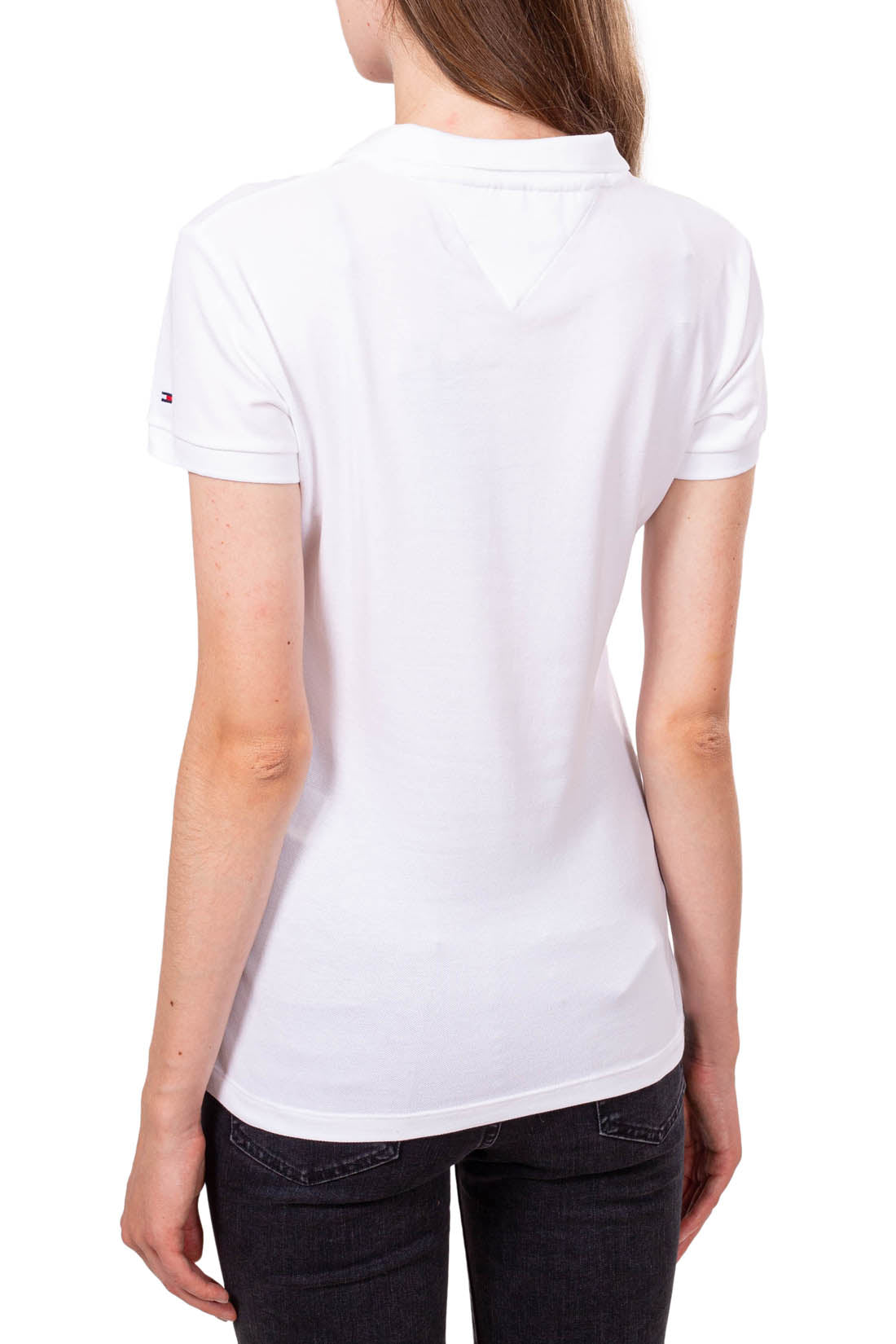 TOMMY HILFIGER - Women's slim-fit polo shirt - Size L-0