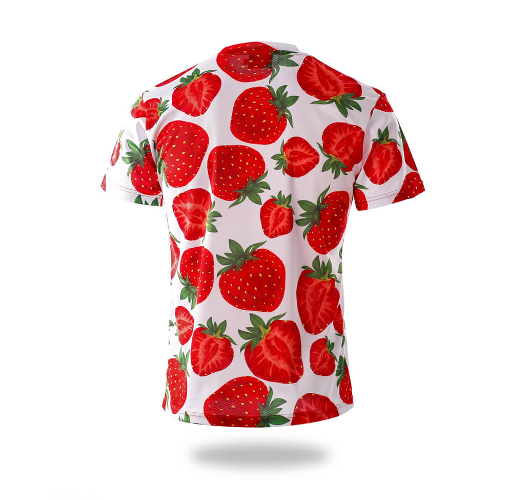 Strawberry pattern Design Tee shirts-1