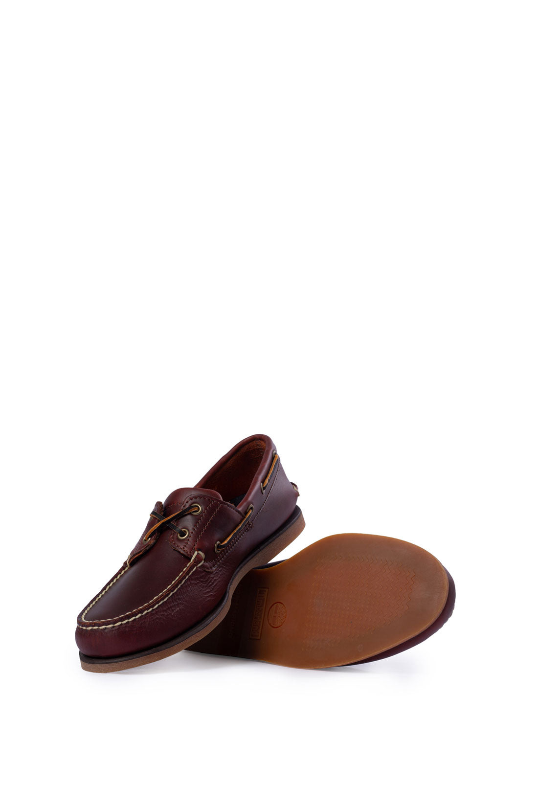 TIMBERLAND - Men's classic brown leather boat shoes-29